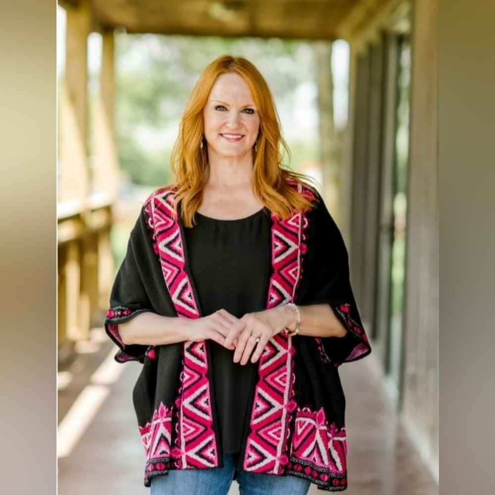 The Pioneer Women Open-Front Ruana Sweater